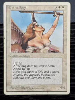 Serra Angel MTG Core Set 4th Edition Regular - Image 1