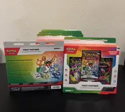 Pokemon TCG First Partner Illustration Collection Series 1 Lot of 6 - Image 1
