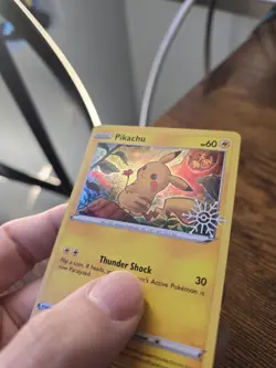 Pikachu Holiday Calendar SWSH153 Sword Shield Black Star Promo Pokemon FREE SHIP - Image 3