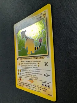 [LP+] ✨🌀 SWIRL Ampharos 1st Edition 01/64 Neo Revelation Holo Pokemon TCG - Image 4