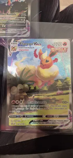 JUMBO VMAX Pokemon Set Flareon SWSH180 Vaporeon SWSH182 Jolteon SWSH184 - Image 3