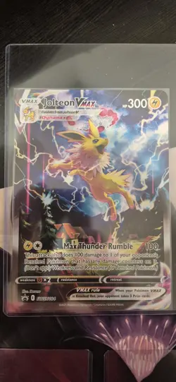 JUMBO VMAX Pokemon Set Flareon SWSH180 Vaporeon SWSH182 Jolteon SWSH184 - Image 4