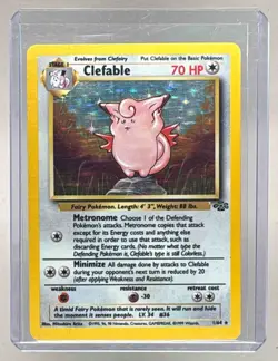 Clefable 1999 Pokemon Jungle #1 Holo - Image 1