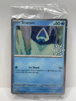 Pokemon TCG Holiday Calendar Snorunt Stamped Cosmos Holo - Image 1