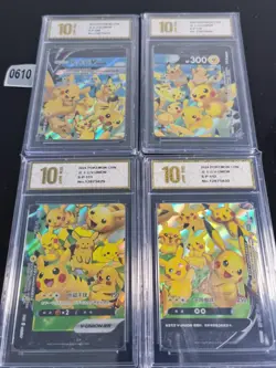 Pikachu V-union Promo 109/S-P - 112/S-P Combination Set - Pokemon-Pyxis gold 10 - Image 1