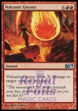 Volcanic Geyser 4x FOIL MTG M13 Core Set Uncommon MINT red - Image 1