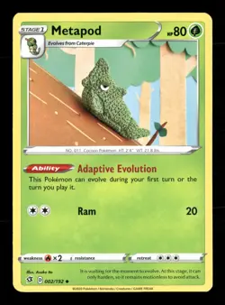 Metapod Rebel Clash 002/192 Lightly Played Asako Ito - Image 1