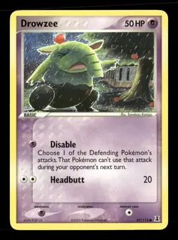 Drowzee Delta Species 67/113 Pokemon Near Mint Tomokazu Komiya - Image 1