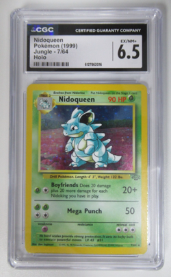 1999 Pokemon Jungle Nidoqueen Holo 7/64 CGC 6.5 - Image 1