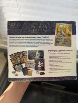 Pokemon Paldean Fates Pokemon Center Elite Trainer Box ETB * Sealed W Rips* - Image 3
