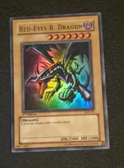 Yu-Gi-Oh! TCG Red-Eyes B. Dragon Joey SDJ-001 1st Edition Ultra Rare NM - Image 1