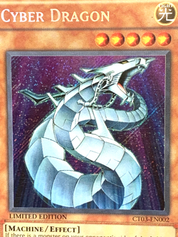 yugioh Cyber Dragon CT03-EN002 Secret Rare Limited Edition damage - Image 4