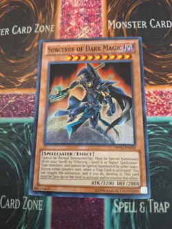 Yugioh Sorcerer of Dark Magic DPYG-EN010 Super Rare Unlimited Near Mint - Image 1
