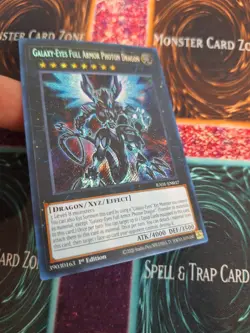 Yugioh Galaxy-Eyes Full Armor Photon Dragon RA01-EN037 Secret 1st Edition NM - Image 2
