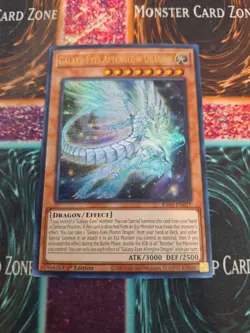 Yugioh Galaxy-Eyes Afterglow Dragon RA01-EN017 Ultra Rare 1st Edition Near Mint - Image 1