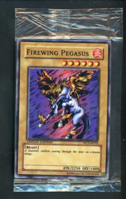 Yu-Gi-Oh! World Championship Super Rare #WCS-AE503 Firewing Pegasus Sealed - Image 1