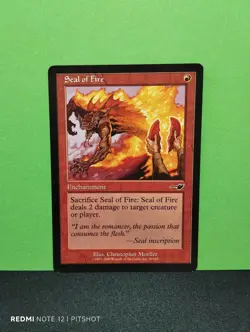 Seal of Fire / Siegel des Feuers - MTG Magic - Image 1