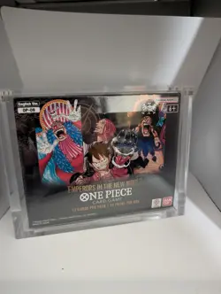 One Piece OP-09 Emperor's In The NW English Booster Box Sealed W Acrylic Case - Image 1