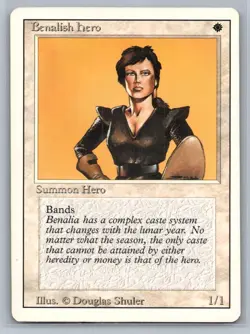 (3X) Benalish Hero Revised Common - MTG Magic the Gathering Card - Image 1