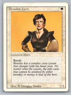(3X) Benalish Hero Revised Common - MTG Magic the Gathering Card - Image 3