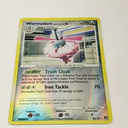 Pokemon D&P Secret Wonders Wormadam 43/132 Reverse Holo Rare - Image 2