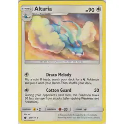 POKEMON CARD ALTARIA 80/111 NO 334 HUMMING POKEMON TCG CCG - Image 1