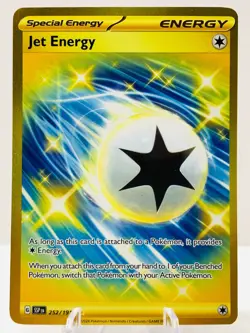 Pokemon Jet Energy 252/191 Surging Sparks Scarlet & Violet Hyper Rare - Image 2