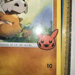 2021 Pokemon Battle Styles Trick or Trade 069/163 Cubone with miscut crimp error - Image 2