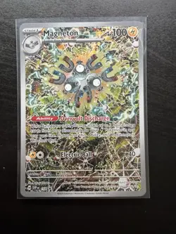 Magneton Pokemon TCG Scarlet and Violet Promo #159 Full Art - Image 1