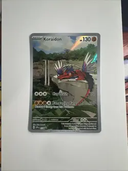 Pokemon Scarlet & Violet Promo Koraidon Illustration Rare 014 NM - Image 1