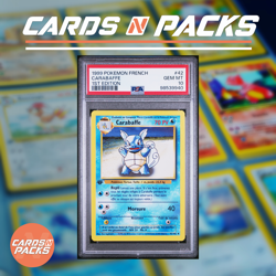 Carte Pokemon Carabaffe 42/102 Set de Base Edition 1 PSA 10 GEM MINT 🇫🇷 - Image 1