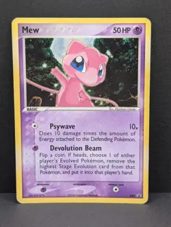 Mew 040 Trainer's Challenge Black Star Promo Holo Ultra Rare Pokemon TCG LP - Image 1