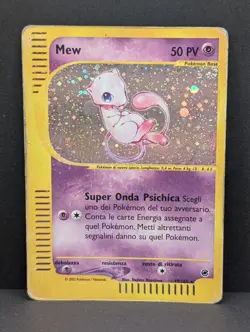 Mew 019/165 Expedition Base Set Holo Ultra Rare Pokemon TCG Nintendo ITALIAN - Image 1