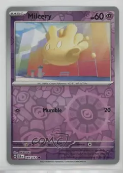 Milcery Reverse Foil Pokemon SV07: Stellar Crown #064 - Image 1