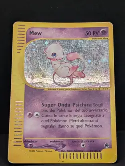 Mew 019/165 Expedition Base Set Holo Ultra Rare Pokemon TCG Nintendo ITALIAN - Image 3