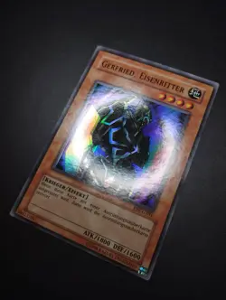 YUGIOH 2003 | GEARFRIED THE IRON KNIGHT | PSV-G101 | OLD PRINT GERMAN | EX - NM - Image 3