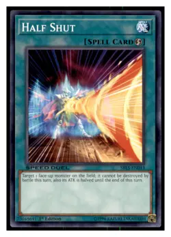 Yugioh Half Shut #SBLS-EN043 Speed Duel: Arena of Lost Souls LP - Image 1