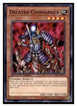 Yugioh Decayed Commander #SBLS-EN032 Speed Duel: Arena of Lost Souls LP - Image 1