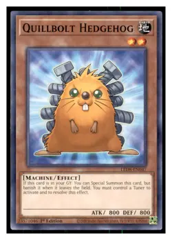 Yugioh Quillbolt Hedgehog #LED8-EN047 Legendary Duelists: Synchro Storm LP - Image 1