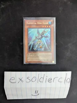 Elemental Hero Ocean JUMP-EN013 | Ultra Rare Limited Ed. NM/LP YuGiOh - Image 1
