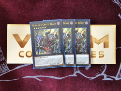 3x (M/NM) - Goblin's Crazy Beast - MP25-EN163 - Ultra Rare - 1st Edition Yugioh - Image 1