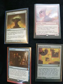 magic the gathering 210 Card lot. Rare And Mystic Only !!!!! - Image 1