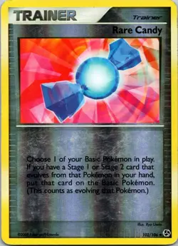 Rare Candy 102/106 Reverse Holo Trainer Card HP - Image 1
