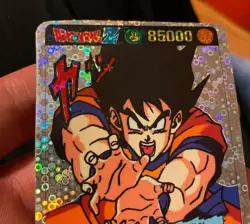 Dragon Ball Carddass Goku Kamehameha Serial Rare Foam Puri Son Card - Image 2
