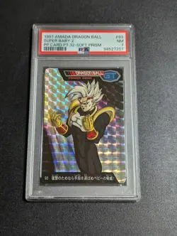 Dragon Ball GT PSA 7 Amada PP Card No 93 A Threat to Babies - Image 1