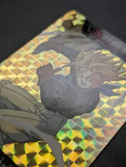 Dragon Ball GT Amada PP Card No 94 Saiyan Blood Bursts Rare Used - Image 4