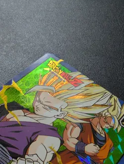 Dragon Ball Z Carddass Super Battle No 221 Goku Gohan unused card - Image 2