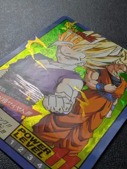 Dragon Ball Z Carddass Super Battle No 221 Goku Gohan unused card - Image 4
