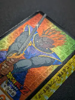 Dragon Ball Z Carddass Son Gohan Pseudo-Angle Prism Card No155 Used - Image 4