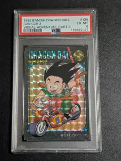 Dragon Ball Carddass Visual Adventure No 129 PSA 6 Collectible Card - Image 1
